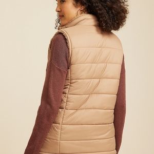 Maurices Reversible Teddy Sherpa Vest